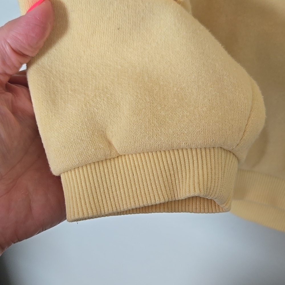 Fila | Butter Yellow Crew Neck Sweatshirt Size Large - Picture 6 of 8